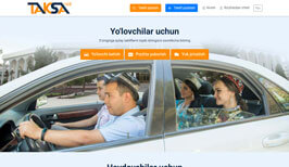 Создание сайта и разработка дизайн сайта в Ташкенте для Taksa.uz