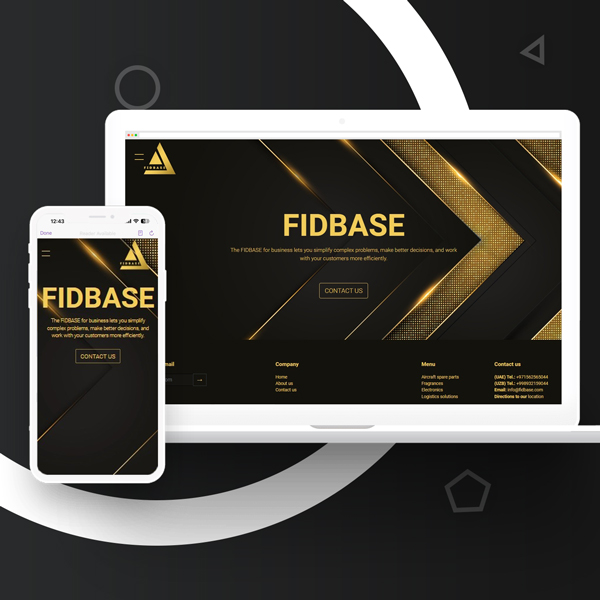 Разработка дизайн сайта и Создание сайта для fidbase.com в Ташкенте
