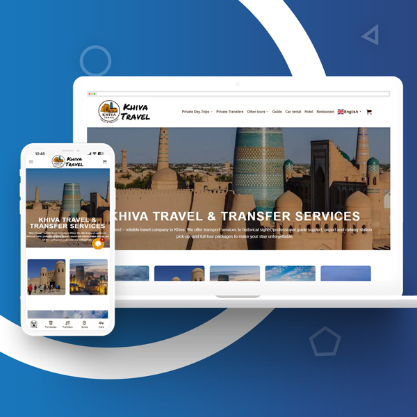 Khiva Travel tur firmasiga sayt yaratib berdik